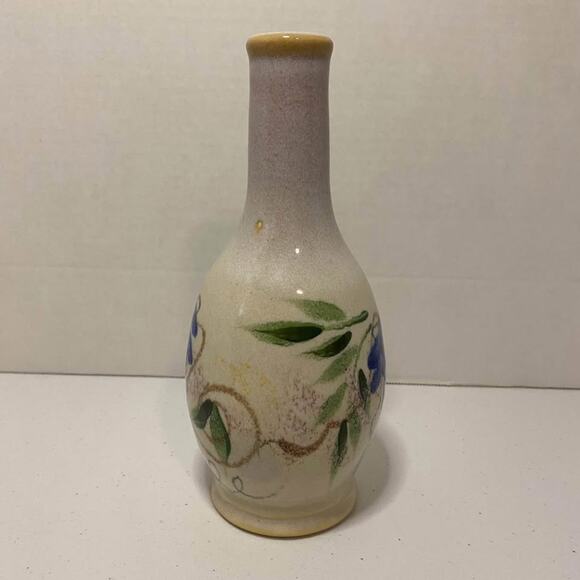 Emerson Creek Pottery Ceramic Wisteria Themed Bud Vase from 2002 - Picture 3 of 6